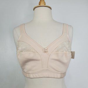 Plusform Instant Shaping Style #16041 Nude Flesh Beige Cotton Bra NWT Size 36C